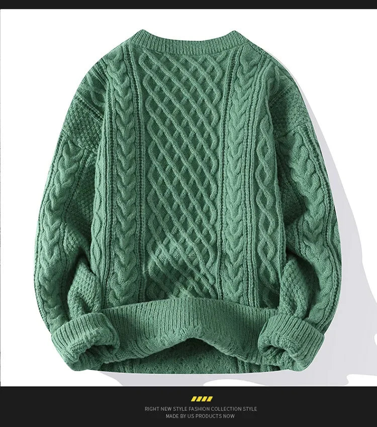 Brand Christmas Sweaters Men Crewneck Sweater Men Pullover Jumpers Fashion Clothing Autumn Winter Tops Male Knitted Sweatshirts
