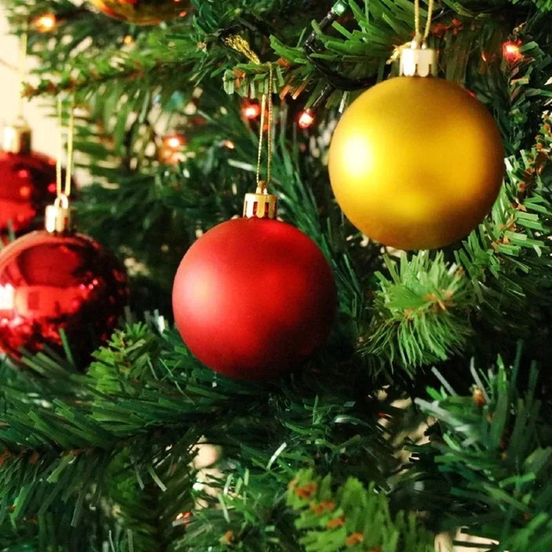 24/36Pcs 3/4CM Christmas Decoration Ball Christmas Tree Ornaments for Home Decor New Year 2025 Navidad Pendant Ball Accessories