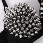 New Sexy Lingerie Underwear Bras for Women Steampunk Spike Studs Bra Top Wireless Bra Fashion Party Club Tops Female Underwear