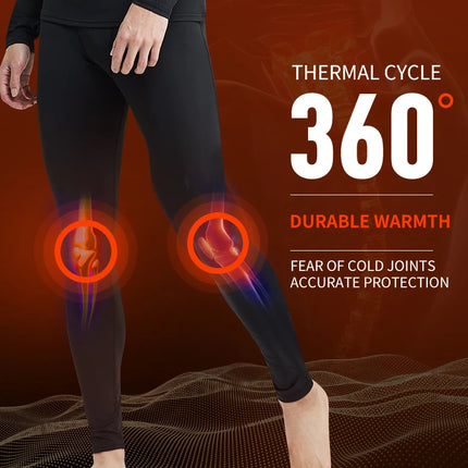 Warm Pants For Men With Plush And Thickened Autumn And Winter High Elasticity, Tight Fitting Sports Bottoms And Slim Fitting Pan