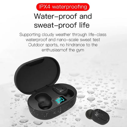 A6s Bluetooth Headset TWS Sports Headset E6s Touch Mini Wireless Bluetooth Headset 5.0 Touch Touch Headset for xiaomi earbuds