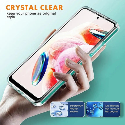 360 Full Silicone Case for Xiaomi Redmi Note 13 14 Pro Plus 12S 11S 10S 9 8 7 Pro 9S 14C 14T 13T 12T 11T 10T Poco X6 X5 X4 X3 F3
