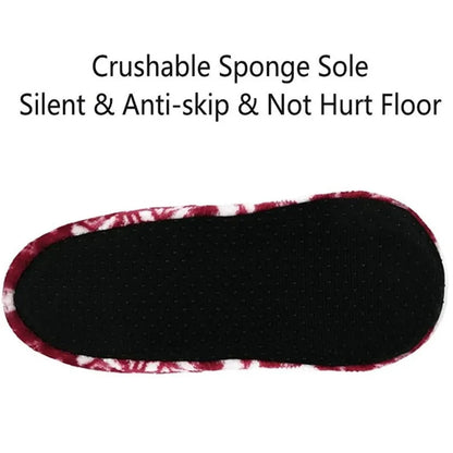 Winter Warm Slipper Womens House Fluffy Christmas Elk Fur Contton Plush Skid Anti Indoor Flat Fuzzy Female Shoes Home Boots 2023