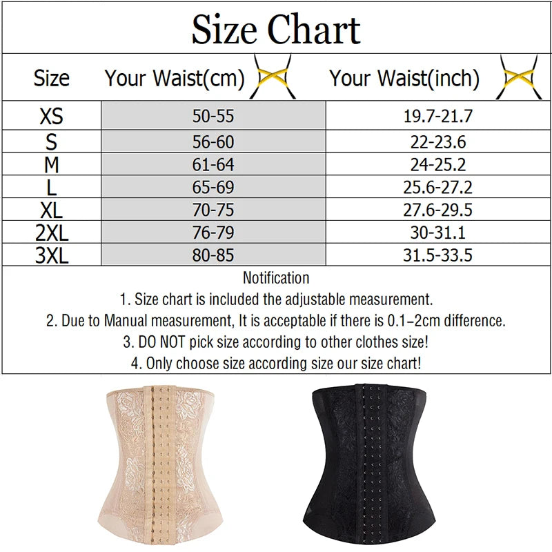 Mesh Embroidered Corset Body Shaper faja Waist Trainer Original Colombian Girdles For Women Belly Tightening Control Shapewear