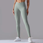 Crossover Waist Women Yoga Leggings Hips Lifting Gym Leggings Seamless Sport Pants High Waist Fitness Leggings Workout Running