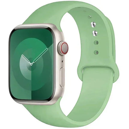 Silicone Band For Apple Watch strap 44mm 45mm 40mm 41mm 42-38mm 45 mm sport bracelet iwatch series 8 7 6 5 4 3 SE 9 Ultra 2 49mm
