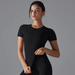 Yoga Vest Training Fitness Top Windproof Running Suit Solid Colour Cycling Fitness Quick Dry Women's Sweatshirt