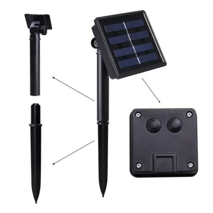 100 LED Solar Light Outdoor IP65 Waterproof String Fairy Lamps Solar Garden Garlands Christmas Decoration 12M
