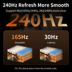 Unnlink DisplayPort Cable DP 1.4 8K 60Hz 4K 165Hz Braid High Speed Compatible DP1.2 for PC Laptop to TV Monitor 1m 1.5m 2m 3m 5m