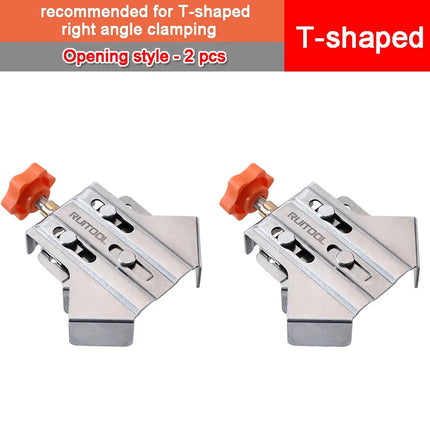 90 Degree Positioning Squares Right Angle Clamps for Woodworking Corner Clamp Carpenter Clamping Tool for Cabinets