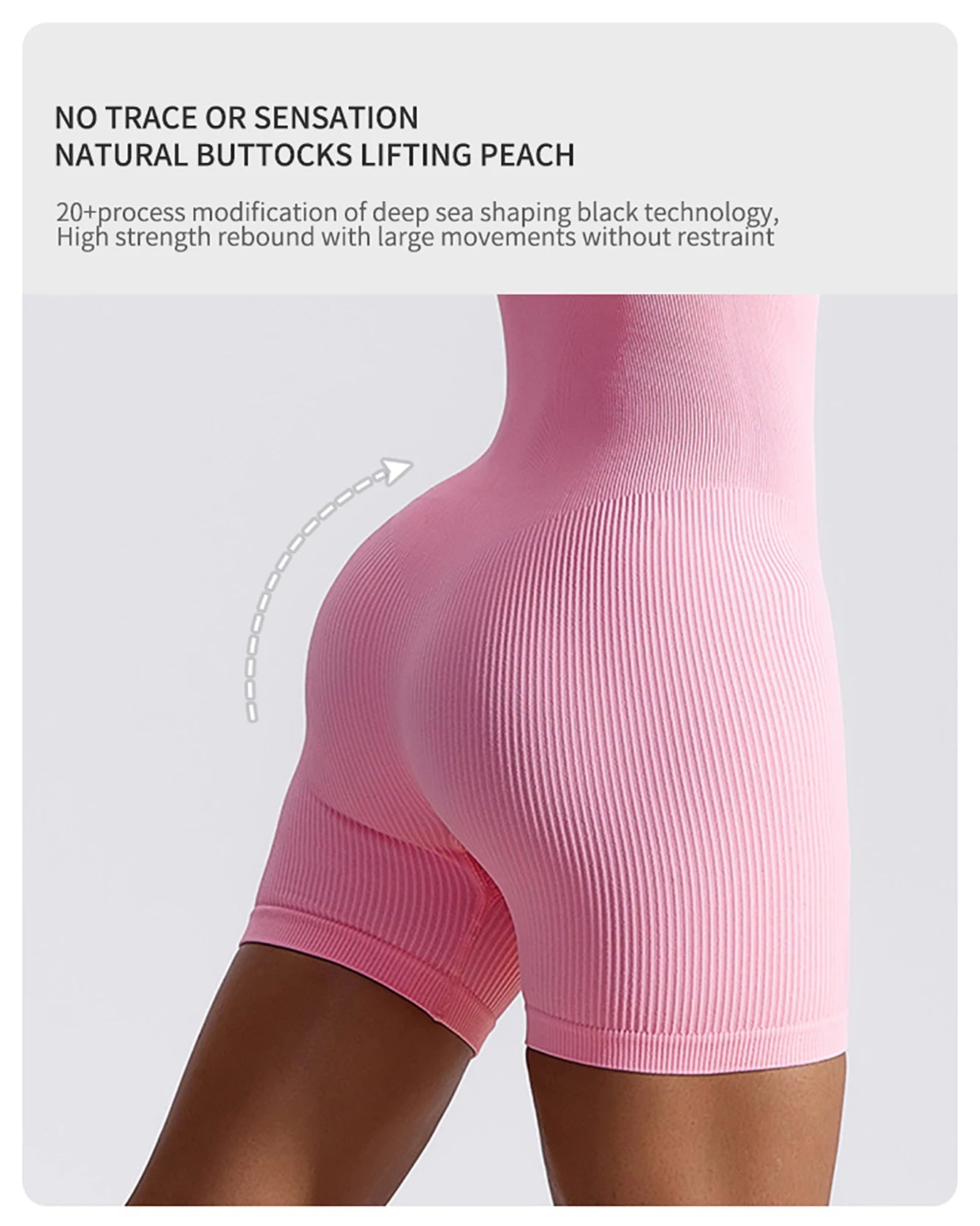 High Elastic Integrated Tight Fitting Jumpsuit Aerial Beauty Back Yoga Suit Seamless Jumpsuit for Women