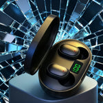 Wireless bluetooth earbud with Noise Cancellation and Microphone for outdoor and indoor workouts