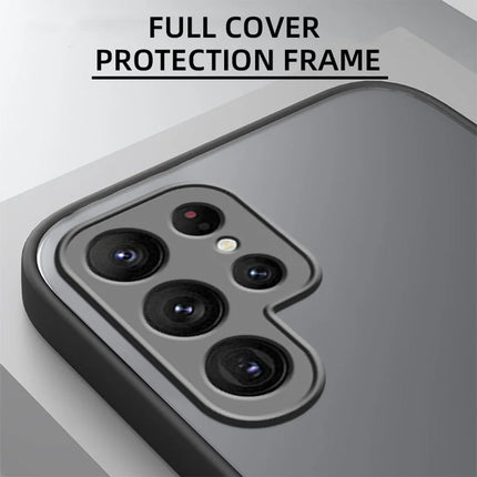 Luxury Matte Case For Samsung Galaxy A55 A35 A25 A15 A54 A24 A13 A23 A05 A05S A73 A32 A52 A52S A04 A04S A14 A34 M55