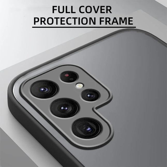 Luxury Matte Case For Samsung Galaxy A55 A35 A25 A15 A54 A24 A13 A23 A05 A05S A73 A32 A52 A52S A04 A04S A14 A34 M55