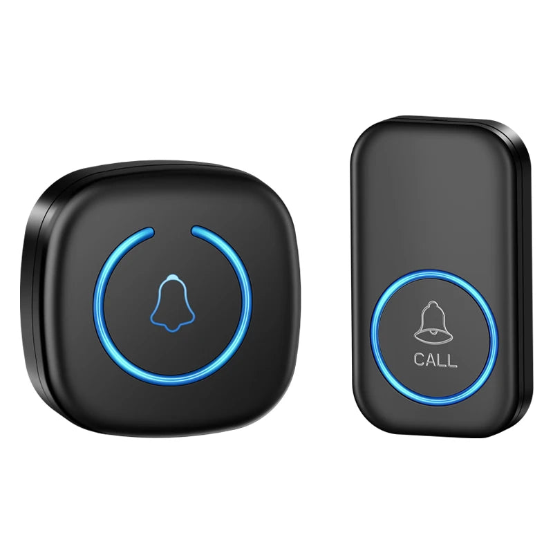 Wireless Doorbell Intelligent Welcome Door Bell 300M/984 FT Remote 60 Songs Melodies Home Smart Doorbell US EU UK Plug Optional