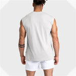 2025 Summer new Gym Vest Men broad shoulder Sleeveless Sports Tank Top quick-dry mesh Fitness T-shirt Running Tank Top men tops