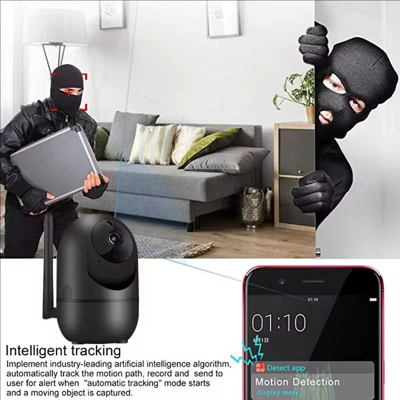 Wifi IP Camera Smart Home Auto Tracking 1620P Full Night Vision Network Wireless CCTV Video Baby Security Camera