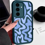 Striped Pattern Phone Case For Samsung Galaxy A17 A56 A16 A36 A55 A54 A15 A25 A35 5G S25 Edge S24 S23 S22 Ultra S24 FE TPU Cover