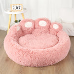 Fluffy Dog Bed Plush Kennel Accessories Pet Products Large Dogs Beds Bedding Sofa Basket Small Mat Cats Big Cushion Puppy Pets