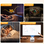 Magcubic Auto Focus Home Cinema 4K Projector 400ANSI 8K Native 720P HY300 Max