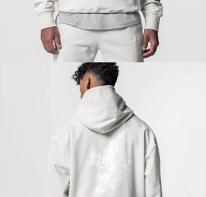 Mens Brand Fitness Long Sleeve Sports Hoodie Bodybuilding Workout Casual Pullover Sweatshirts Male Coat Tracksuit Gym Clothing