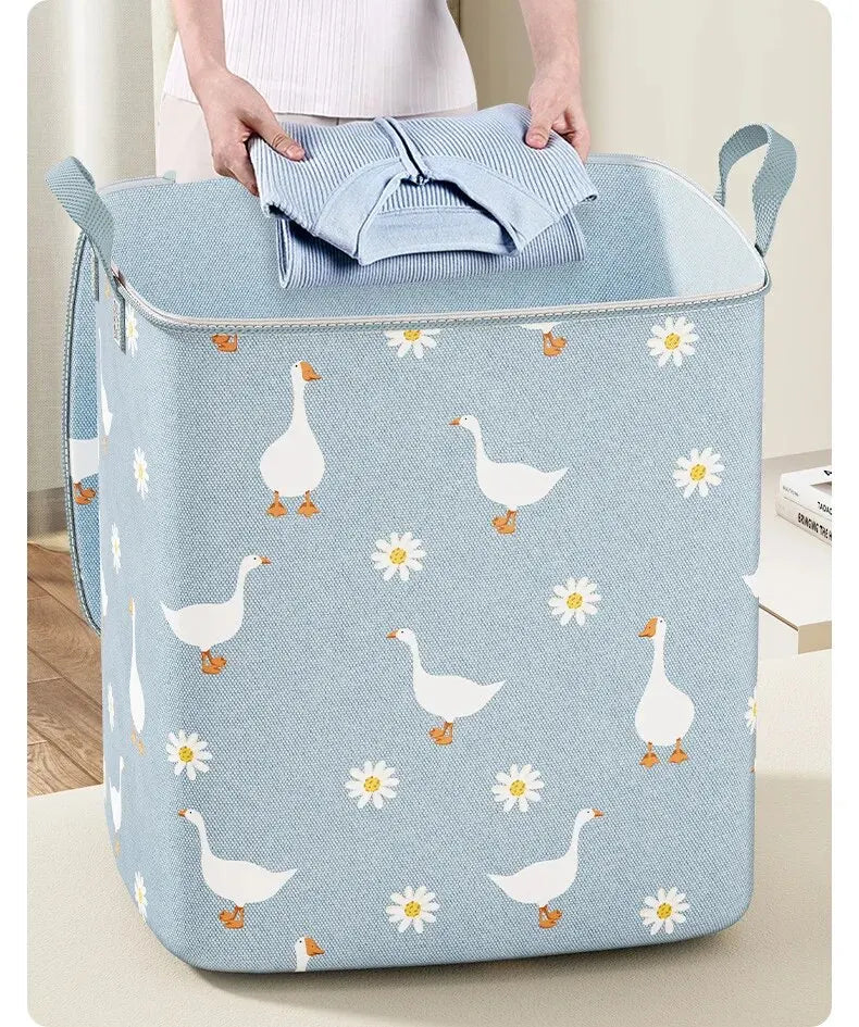 1Pc Pouch Storage Bag Organizer Used To Store Daily Necessities Foldable Waterproof Material High-Capacity