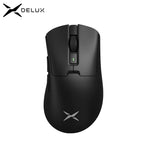 Delux M900PRO Wireless Gaming Mouse Ergonomic 8K Polling Rate PAW3395 63g Magnetic RGB Charging Dock for Right Big Hand PC Gamer