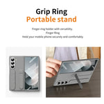 Luxury Wristband Invisible Bracket Case for Samsung Galaxy Z Fold 6 5 4 3 7 fold6 Hand Wrist Strap Folding Stand Silicone Cover