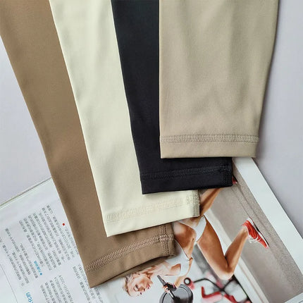 High Quality Sport Leggings For Women High Waist Yoga Leggings Soft Breathable Sports Tights Leggings Fitness Gym Elastic Pants