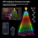 Christmas Decor APP Application Control DIY Lmage Light String 2.1M LED Christmas Tree Decorative Light Lntelligent IDeal LED