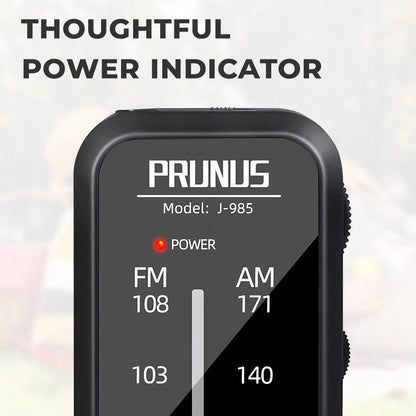 Pocket Radio Mini AM FM Stereo Radio Portable Battery Operated Radio, Headphones Back Clip AAA Batteries for Walking,Running