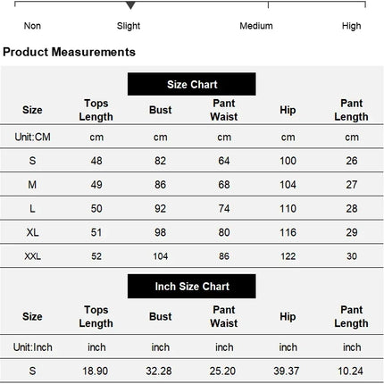 Women's Heart Print Summer Sleepwear Cami Top and Shorts Night Sleep Wear Pajamas 2 Pcs One Set Comfy Top with Shorts Pajamas