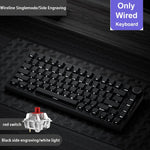Ajazz AK820/AK820Pro gaming mechanical keyboard Bluetooth 5.1/Wireless/wired c custom keyboard with heat exchange sealed button