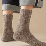 3 Pairs Winter Warm Thick Towel bottom Man Socks Wool Male Socks Slipper Socks Merino Wool Socks Against Cold Snow Socks 39-44