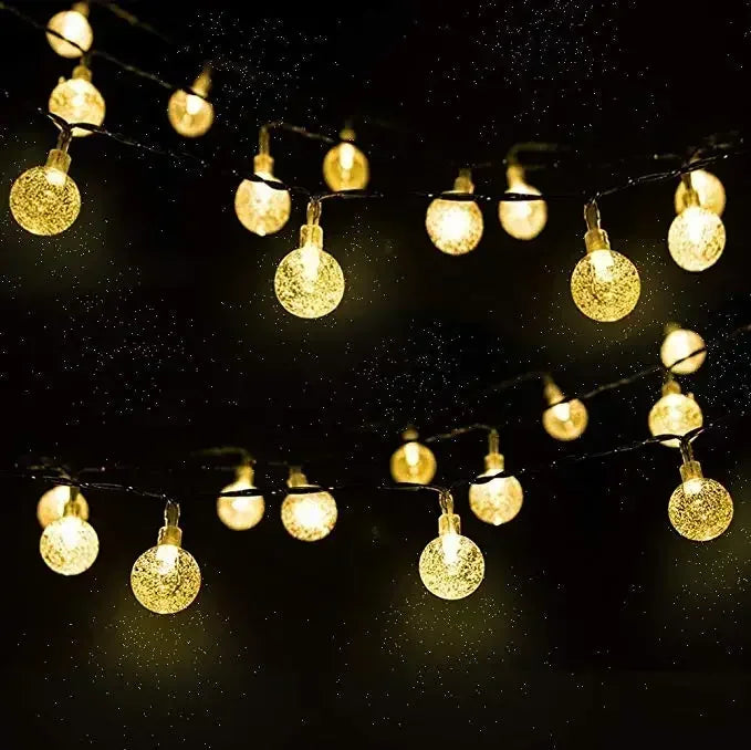 100 LED Solar Light Outdoor IP65 Waterproof String Fairy Lamps Solar Garden Garlands Christmas Decoration 12M