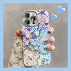 JT blue flowers / For iPhone 11 Pro Max