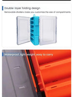 SHIQIAN Fishing Accessories Box U Size Wooden Shrimp Box Bait Box Storage Box VIB Minobo Climb Transparent