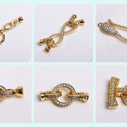 8/10MM 18K Gold Plated Brass Metal Hollow Beads Caps Flower Caps For Beads For DIY Beading Jewelry Making Supplies Wholesale