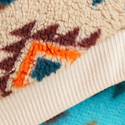 Totems Print Puppy Dog Sweater for Small Dogs Winter Warm Pet Hoodie Clothes Poodle Schnauzer Bichon Pullovers mascotas Clothing