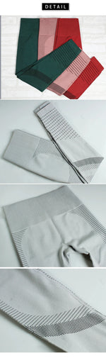 Fitness GYM Women Leggings Seamless Yoga Pants Hips Tight Peach High Waist Tights Leggings Breathable Feamle Workout Sportswear