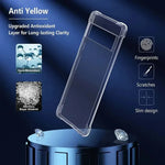 Shockproof Transparent Silicone Case For Google Pixel 9 8 7 6 Pro 6A 7A Ultra Thin Clear Soft TPU Back Cover Fundas Bumper Coque