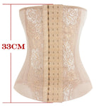 Mesh Embroidered Corset Body Shaper faja Waist Trainer Original Colombian Girdles For Women Belly Tightening Control Shapewear