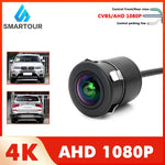 Smartour AHD 1080P Car Rear View Camera Universal Punching 18.5MM CCD 180 Degree HD Night Vision Reversing Parking Camera
