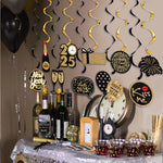 2025 Crown Number Foil Balloons Happy New Year Eve Party Decoration Photo Booth Props Supplies Christmas Home Decor Navidad 2024