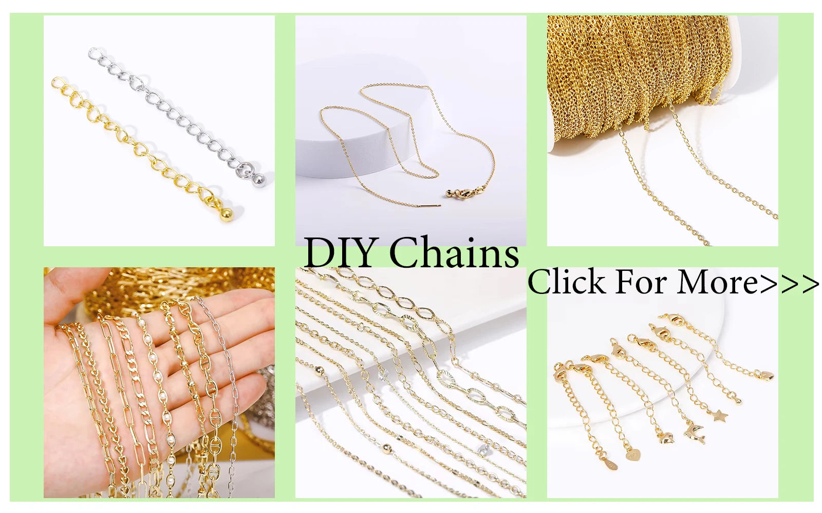 18K Gold Plated Separators For Bead,Spacers Beads For Jewelry Making,Brass Metal Round Beads,DIY Bracelets/Necklace Accessories