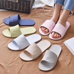 Foldable Home Slippers Hotel Travel Portable Slides Non-Slip Bathing House Guest Use Men Women Unisex Flat Shoes Salon Homestay
