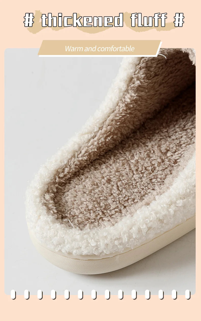 Warm Slippers  Cushion Slides Meet Me At Midnight Soft Warm Comfort Flat Cozy Fuzzy Woman House Slippers Funny Shoes