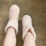 Winter Women Slippers Shoes Winter Couple Floor Socks Adult Non-Slip Thickening Velvet Indoor Dance High-Tube Slippers