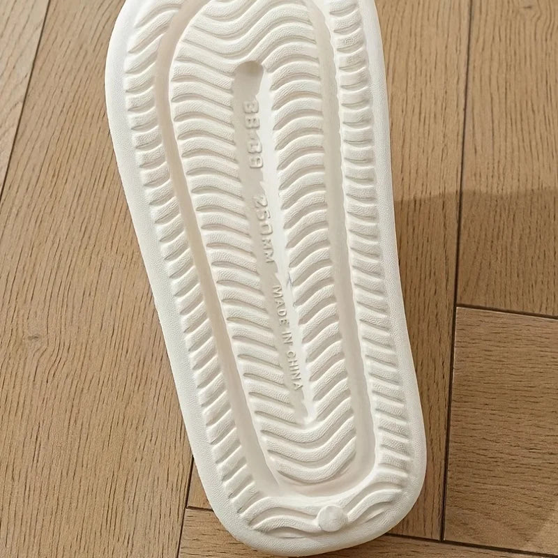 Fun Comfortable Women's SLippers Chic Cartoon Kawaii Cat Print Slides Slip-on Bathroom EVA Flat Heel Indoor Summer Fashion