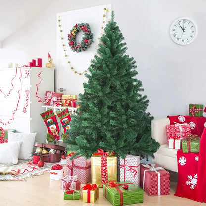 [UK STOCK] 90cm-210cm Christmas tree PVC Green Tree Christmas Artificial Tree,Christmas tree Indoor Outdoor DIY Christmas tree